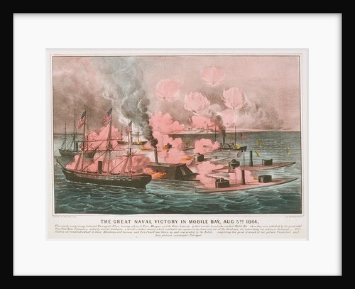 The great naval victory in Mobile Bay, 5 August 1864 by Currier & Ives (publishers)