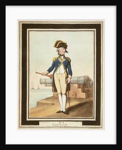 Captain: no. 8 in series by Thomas Rowlandson