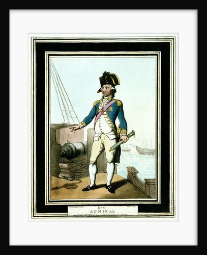 Admiral: no. 9 in series by Thomas Rowlandson