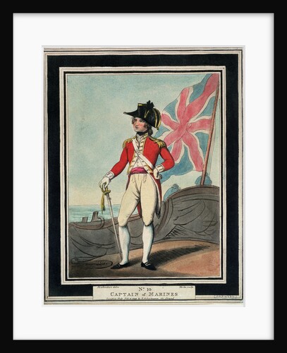Captain of Marines: no.10 in series by Thomas Rowlandson
