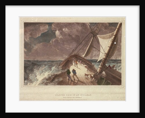 Quarter Deck of an Indiaman by Thomas Daniell