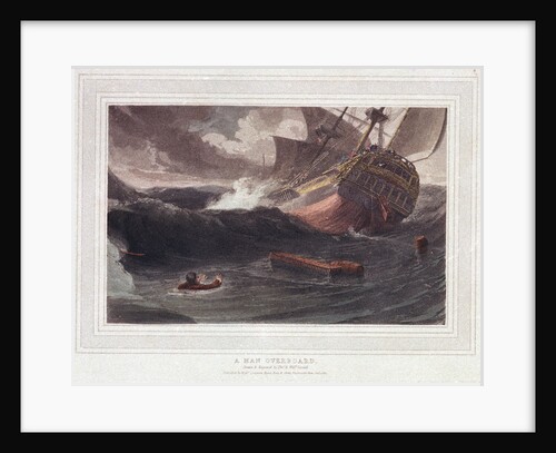 A man overboard by Thomas Daniell