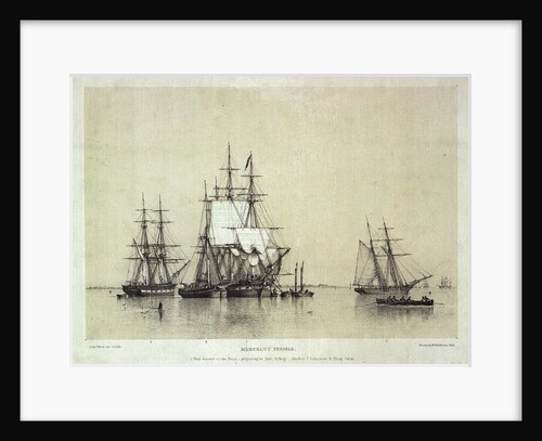Marine Studies, merchant vessels by John Ward