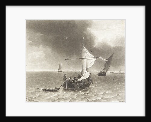 Sailing vessels at the mouth of the river Humber by Joseph Mallord William Turner