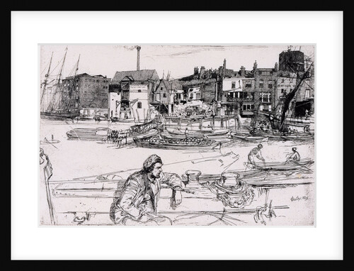 Black Lion Wharf by James Abbott McNeill Whistler