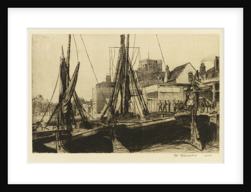 Lime Wharf by Walter Greaves