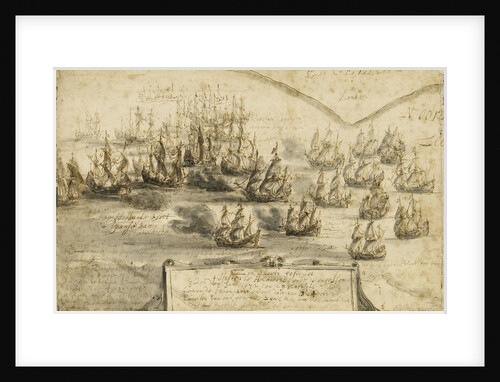 Holme's attack on the Smyrna Fleet, 12 March 1672 by Netherlandish School