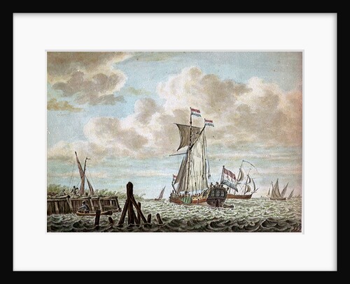 A view on the Maas by K. F. Bendorp the Elder