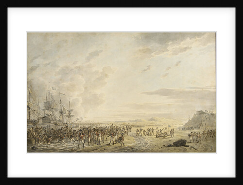Landing of English troops at Calantsoog, North Holland, 27 August 1799 by Dirk Langendyk