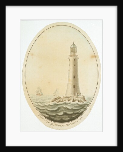 East view of the Eddystone Lighthouse by P. Sambell