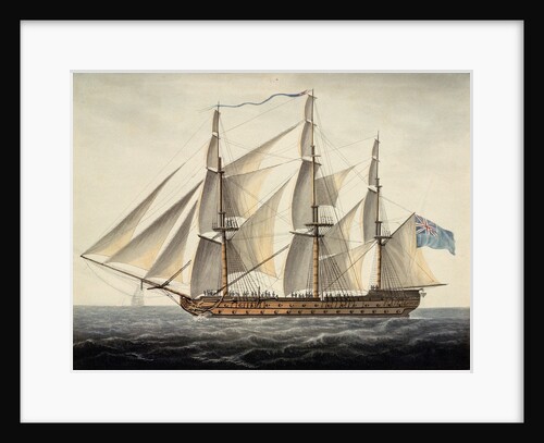 French ship 'Sans Pareil' 3rd rate, 80 guns, captured at First of June by Dominic Serres