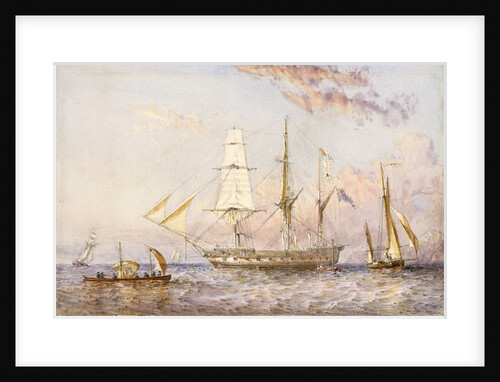 HMS 'Rattlesnake', 1853 by Oswald Walter Brierly