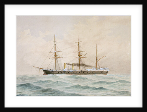 HMS 'Bellerophon'  (1865) by Fred T. Jane