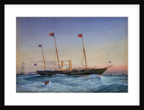 The yacht 'Victoria & Albert' by William Frederick Mitchell