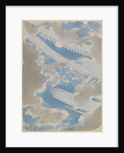 Bomber formations, vapour trails and clouds. Marlag 'O' 1945 by John Worsley