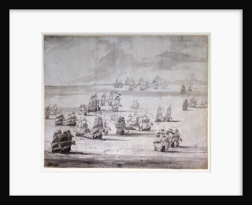 The Battle of Cape Passaro, 11 August 1718 by Peter Monamy