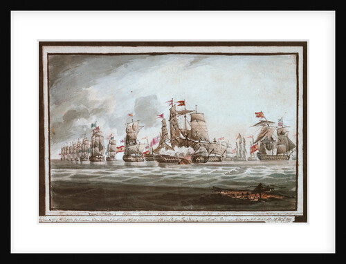Battle of St Vincent, 1797 by unknown