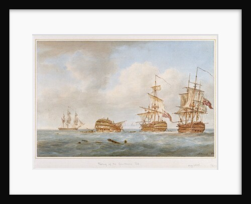 The capture of the 'Guillaume Tell', 31 March 1800 by Nicholas Pocock