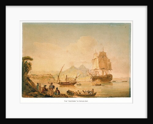 The 'Victory' in Naples Bay, 25 June 1804 by Nicholas Pocock