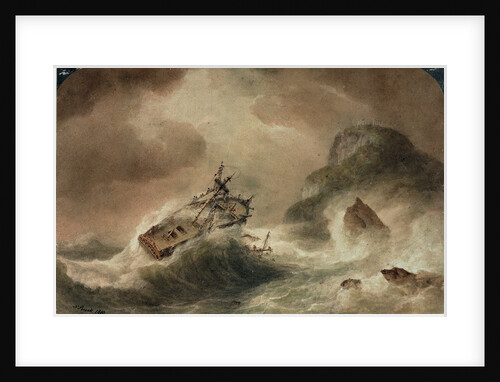 The Wreck of the 'Britannia' by Nicholas Pocock