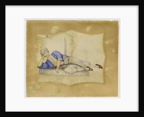 A Turkish prisoner on board ship by English School