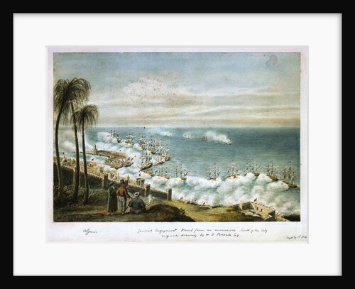 Bombardment of Algiers, 1816 by William Innes Pocock