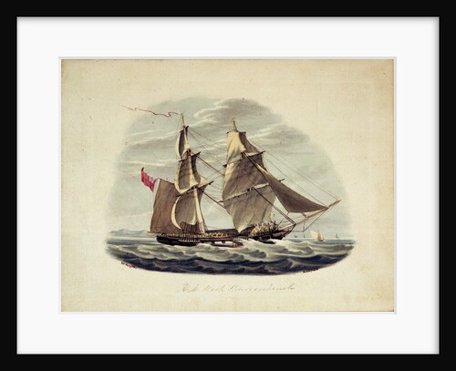 HM Sloop 'Sparrowhawk' by William Smyth