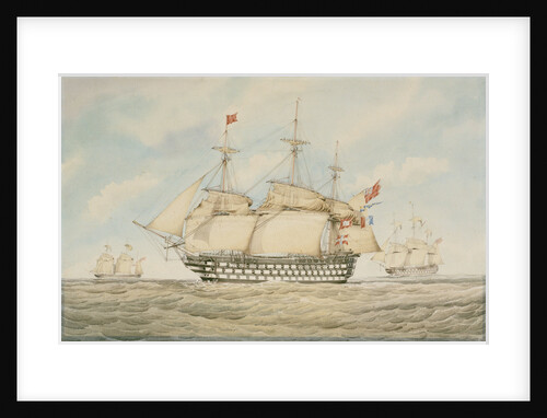 HMS 'Hibernia' by Humphrey J. Julian