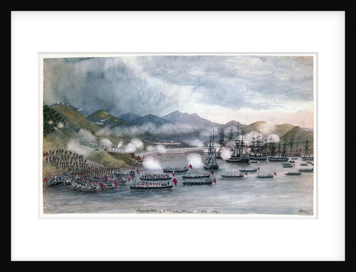 Second taking of 'Chusan', China, October 1st, 1841 by Edward Hodges Cree
