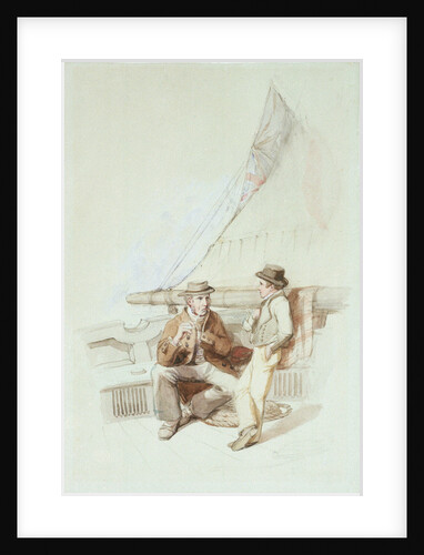 Bramble and Jack carried into a French port by Clarkson Stanfield