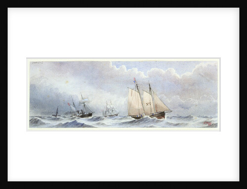 View of a pilot boat by L. Neville
