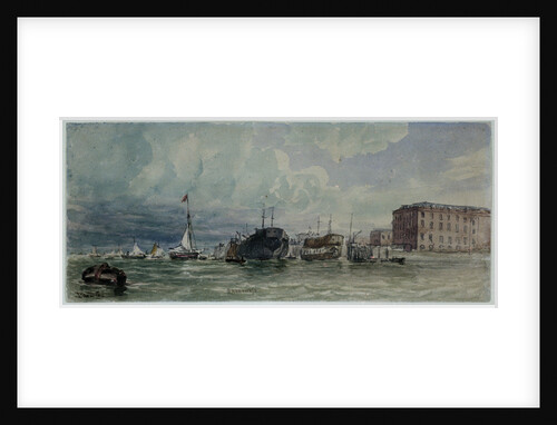Hulks at Sheerness by David Cox Sr