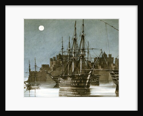 Ras el Kijma, chief port of the Wakabee pirates by Charles Hamilton Smith