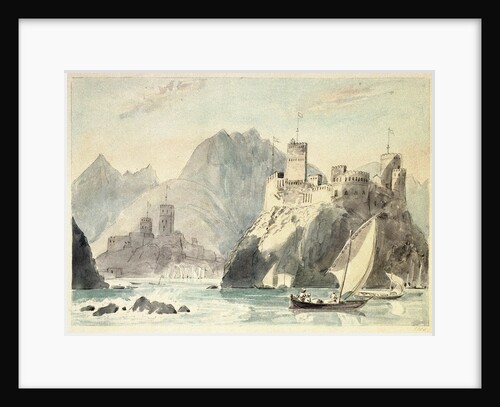 Castles of Jellati & Merani at Muscat by Charles Hamilton Smith