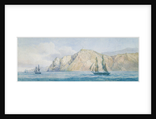 The Rock of Lisbon, NE by E, 27 July 1861 by John Christian Schetky
