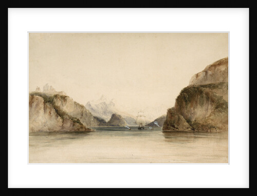 Portrait Cove, Beagle Channel, South America by Conrad Martens