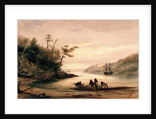 Portrait Cove, Beagle Channel, South America by Conrad Martens