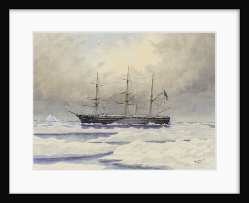 HMS 'Discovery' in the Arctic by William Cluett