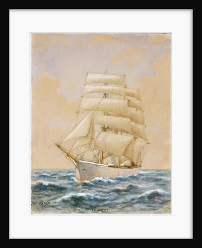 Kilmallie, square-rigged sailing vessel by Philip Hyde
