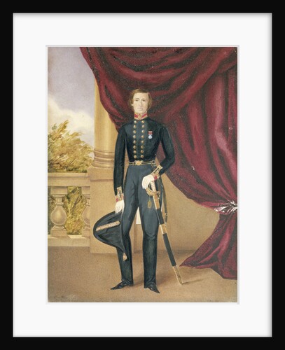Frederick Marryat, RN, (son of Captain Marryat the author) June 1842 by R. H. C. Ubsdell