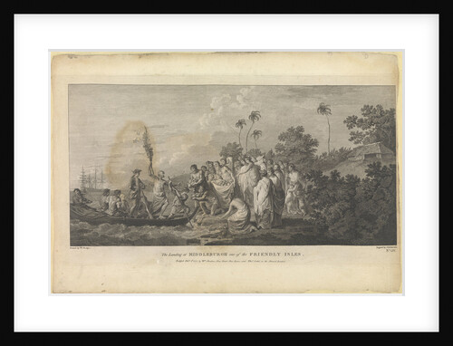 The landing at Middleburgh, one of the Friendly Isles by William Hodges