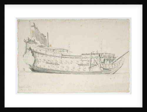 The 'Royal Charles' formerly 'Naseby' by Willem van de Velde the Elder