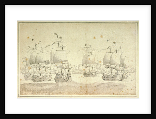 The day after the battle of Solebay, 29 May/8 June 1672 by Willem van de Velde the Elder
