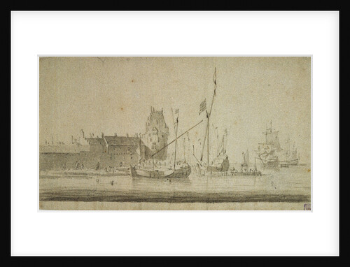 View of Enkhuizen by Willem Van de Velde the Younger