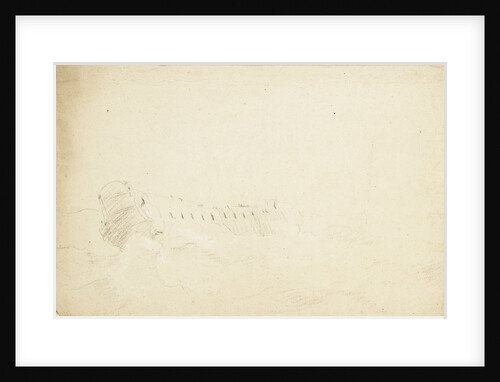 An English two-decker in a strong breeze by Willem Van de Velde the Younger
