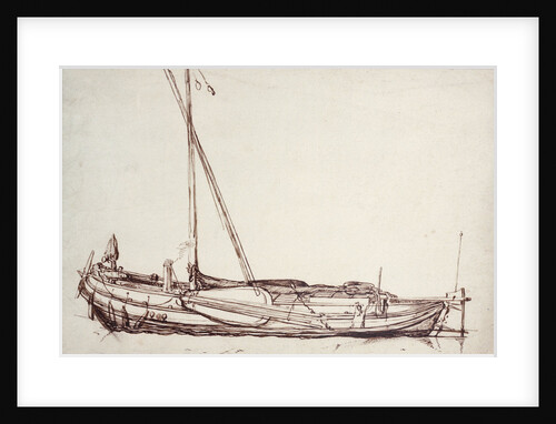 Study of a kaag by Willem van de Velde the Elder