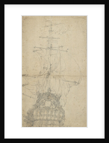 Portrait of the 'Utrecht' by Willem van de Velde the Elder