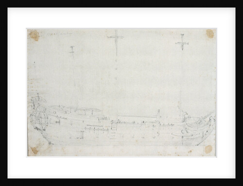 English ships getting under way by Willem Van de Velde the Younger