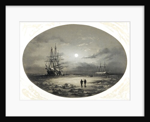 The situation of HMS 'Resolute' & 'Intrepid' as they appeared in the Arctic Sea by G.F. Macdougall