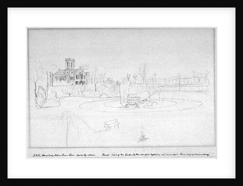Slough; view of the 40ft reflector dismantled by John Frederick William Herschel